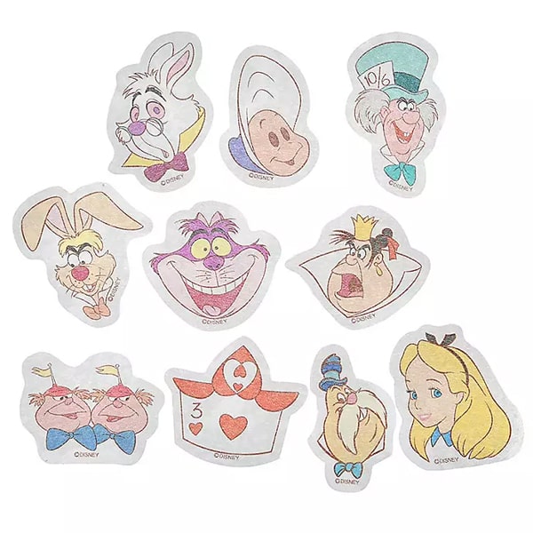 Alice in Wonderland Seal Sticker Face Roll