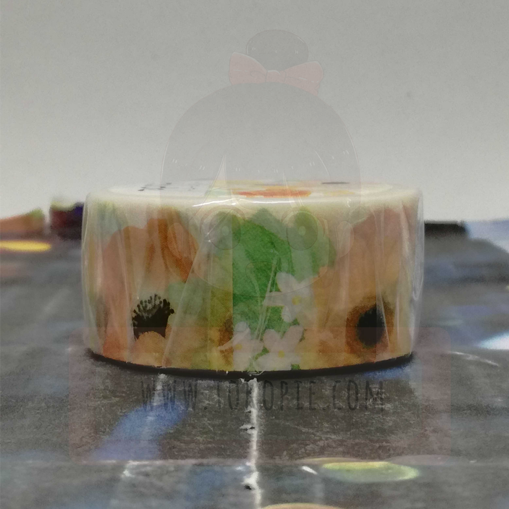 Bande March&#39;e Masking Tape - Anemone Bouquet