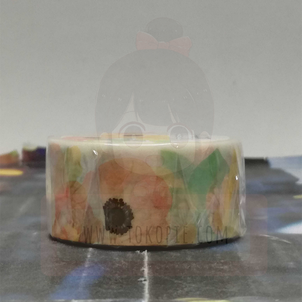 Bande March&#39;e Masking Tape - Anemone Bouquet