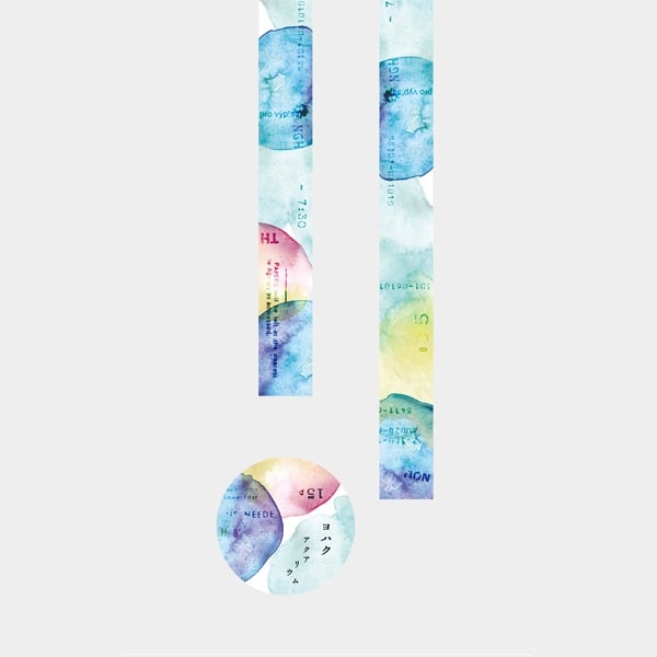 Yohaku Masking Tape - Aquarium