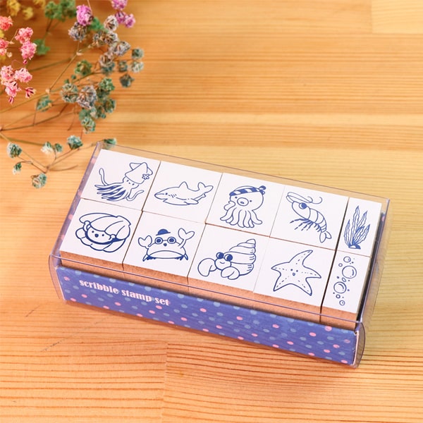 MICIA Scribble Stamp Set - Atlantic Party