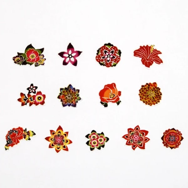 Bande Washi Roll Sticker Bingata Flower