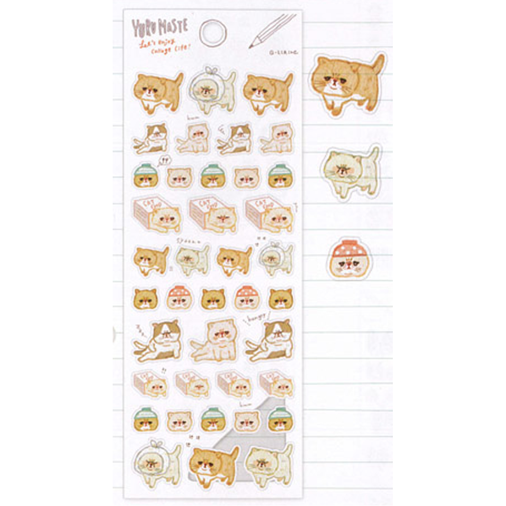 Q-Lia Yuru Maste Busaneko Sticker