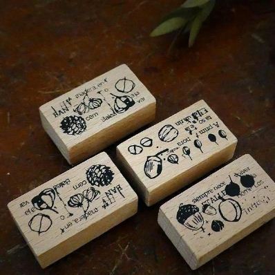 Chamil Garden 5th Anniversary Rubber Stamp Set - Fruit CH205