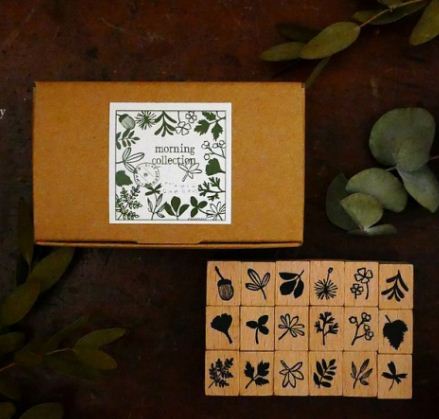 Chamil Garden 5th Anniversary Rubber Stamp Set - Morning Collection CH231