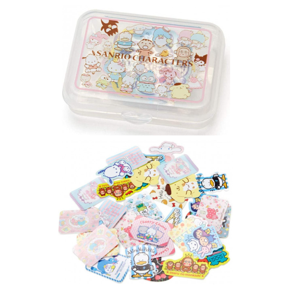 Flake Sticker Mini Box Sanrio Characters - tokopie