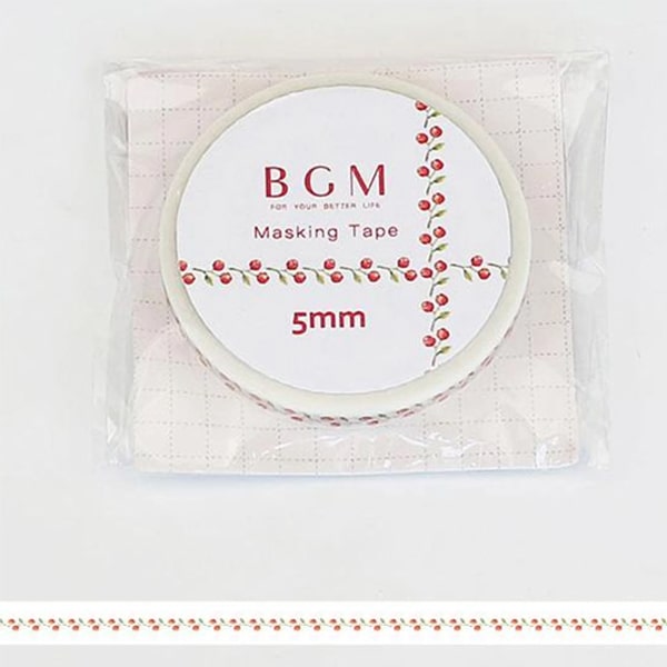 BGM Masking Tape Cherry