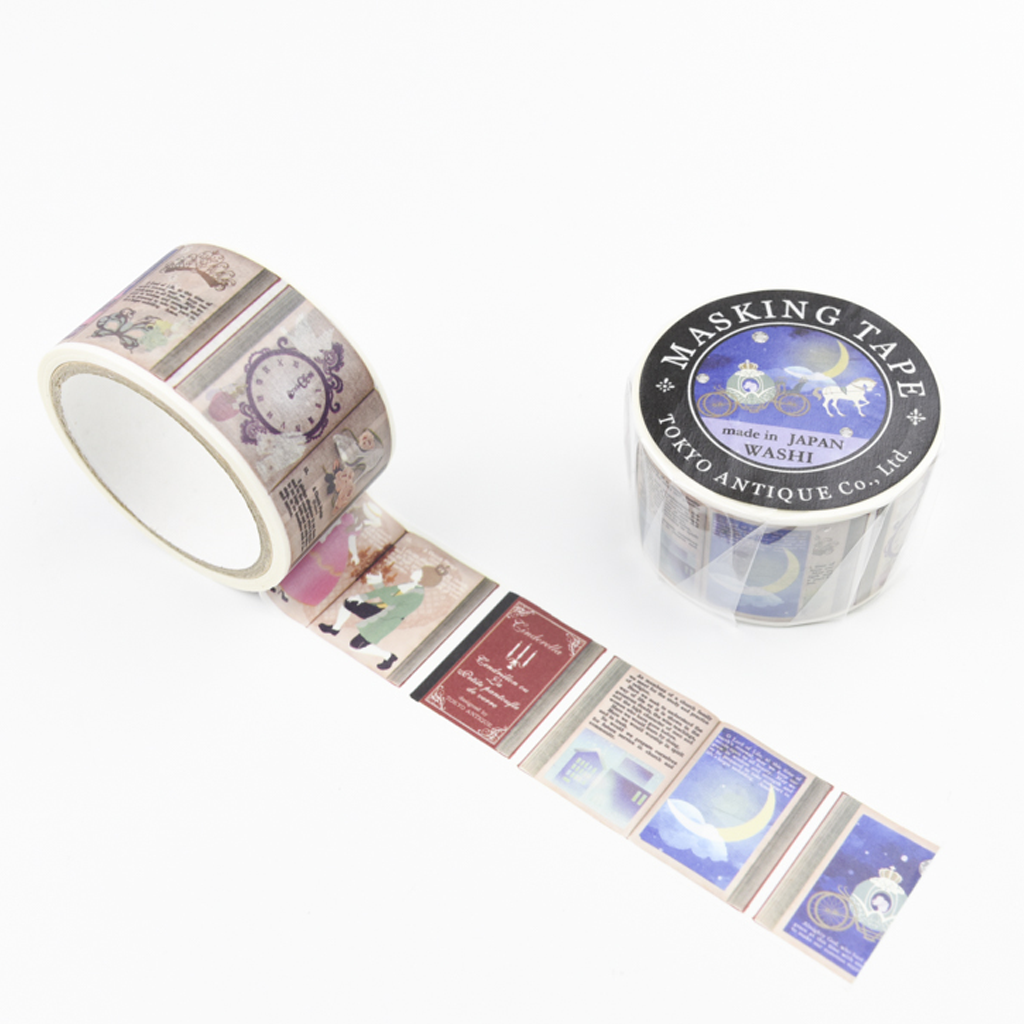 Tokyo Antique Masking Tape - Cinderella (Fairy Tale Series)