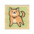 Kodomo No Kao Rubber Stamp - Shiba Inu Dog