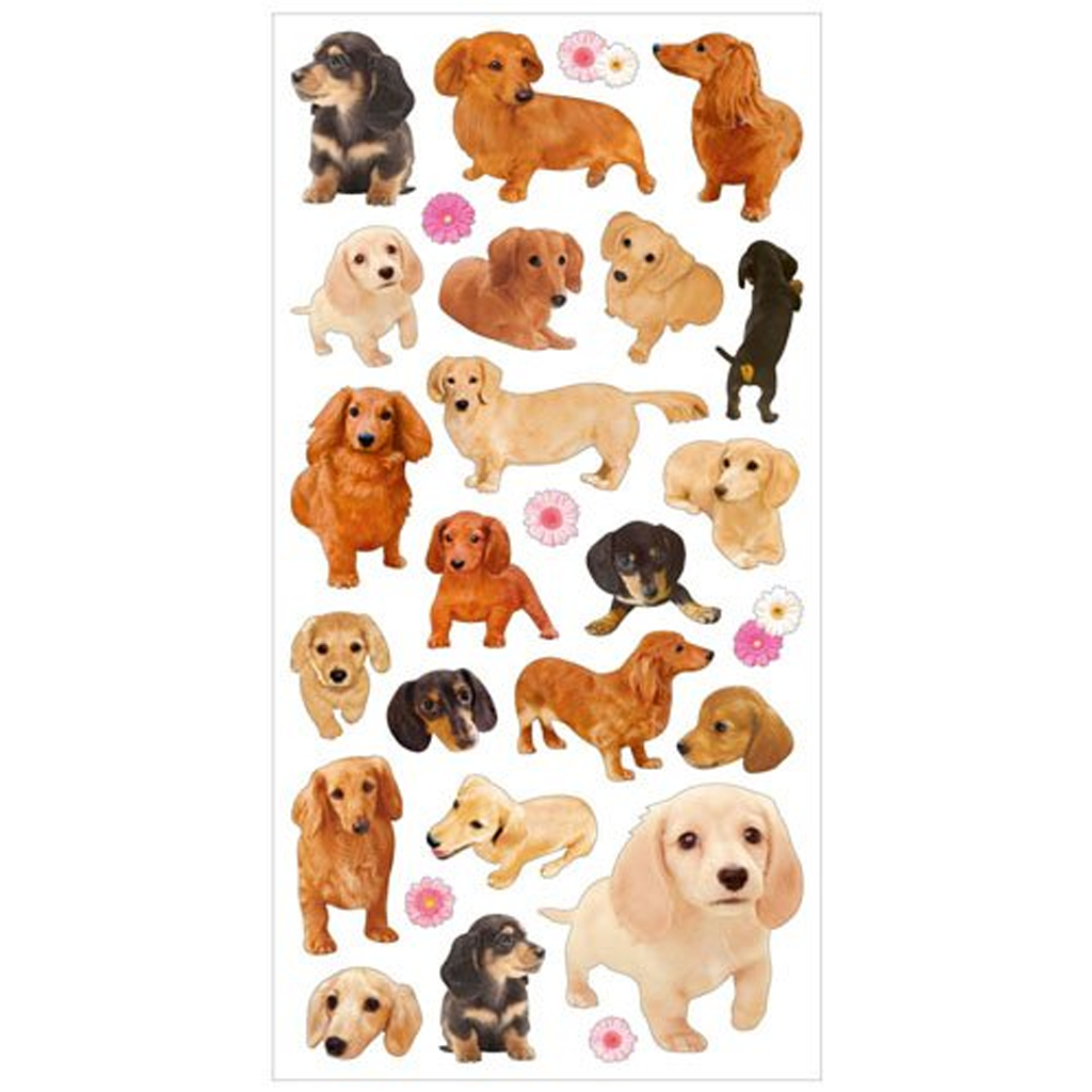 Mind Wave La Dolce Vita Natural Living Sticker - Dachshund