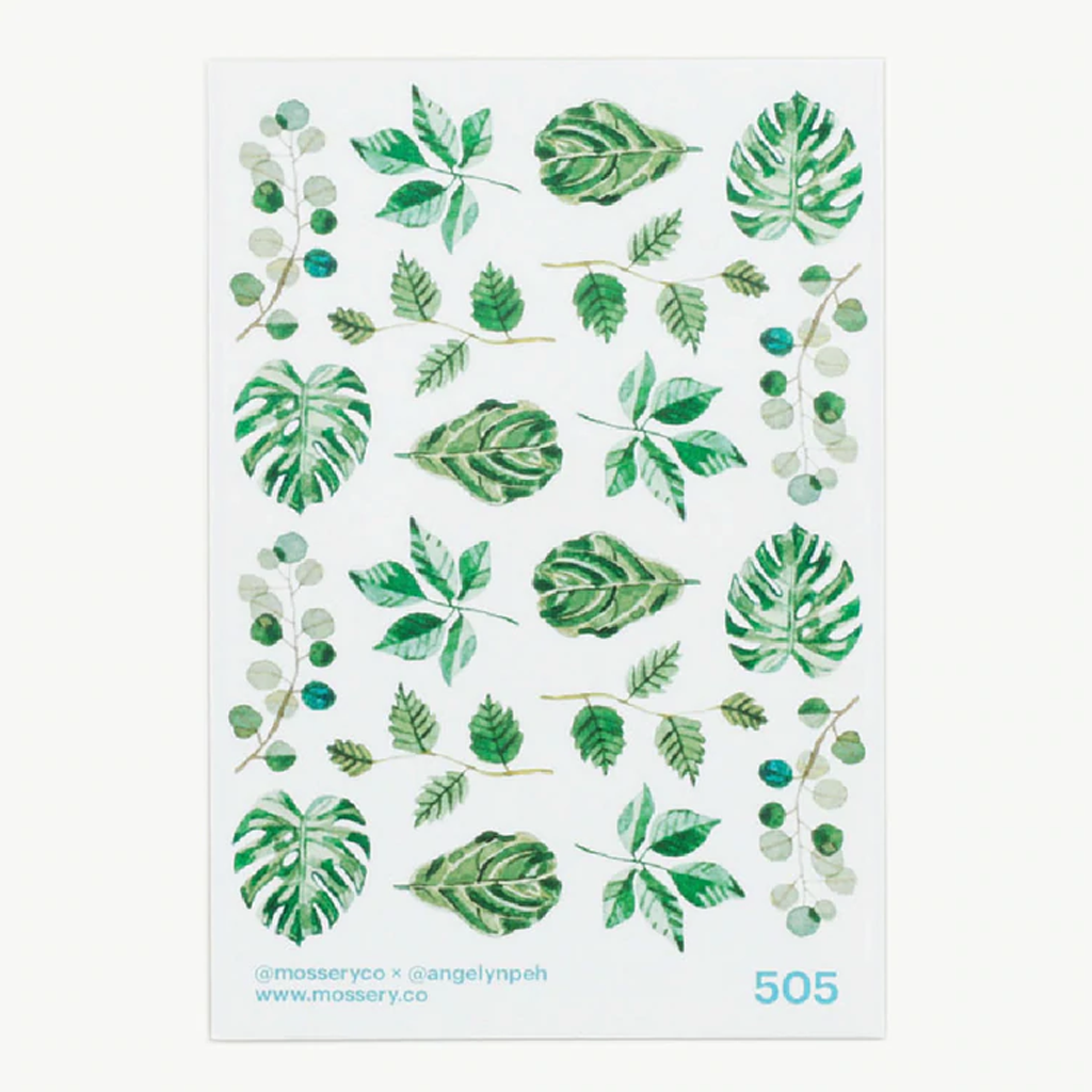 Mossery Artist Series Stickers Foliage