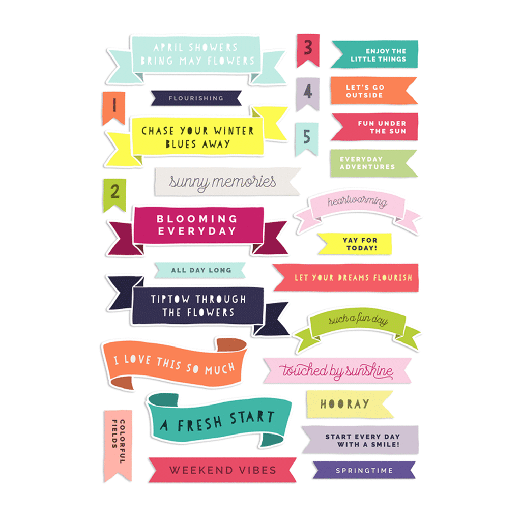 Pretty Little Studio Die Cuts - Fresh Phrases