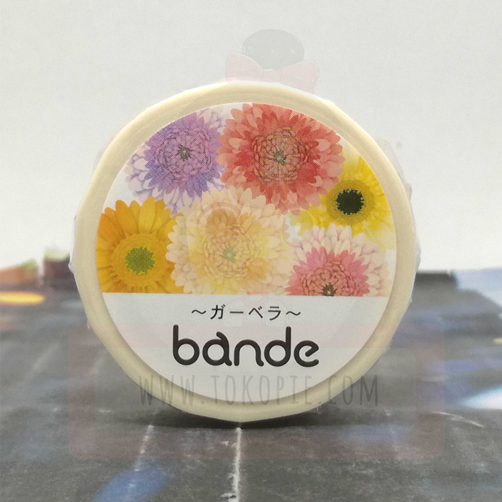 Bande March'e Masking Tape - Gerbera Flower
