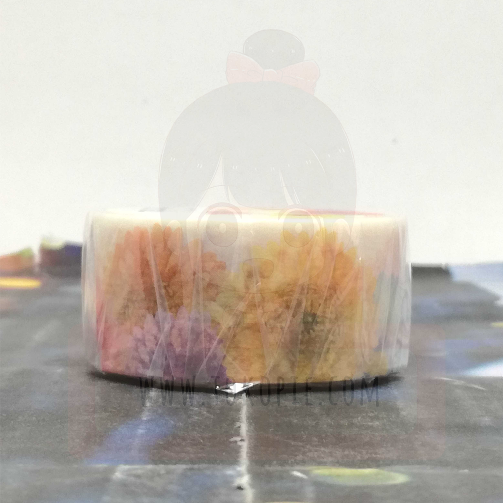 Bande March&#39;e Masking Tape - Gerbera Flower