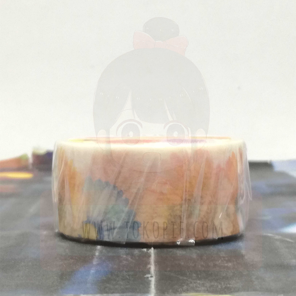 Bande March&#39;e Masking Tape - Gerbera Flower