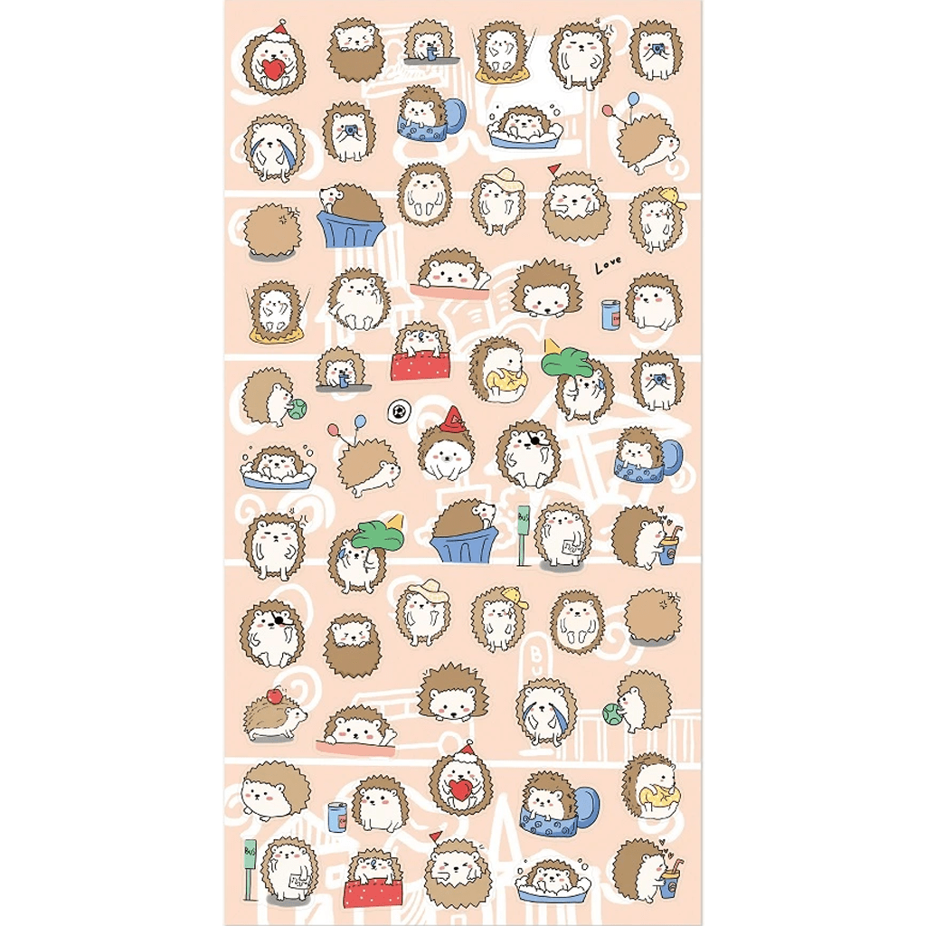 Nekoni Original Designs Sticker - Hedgehog