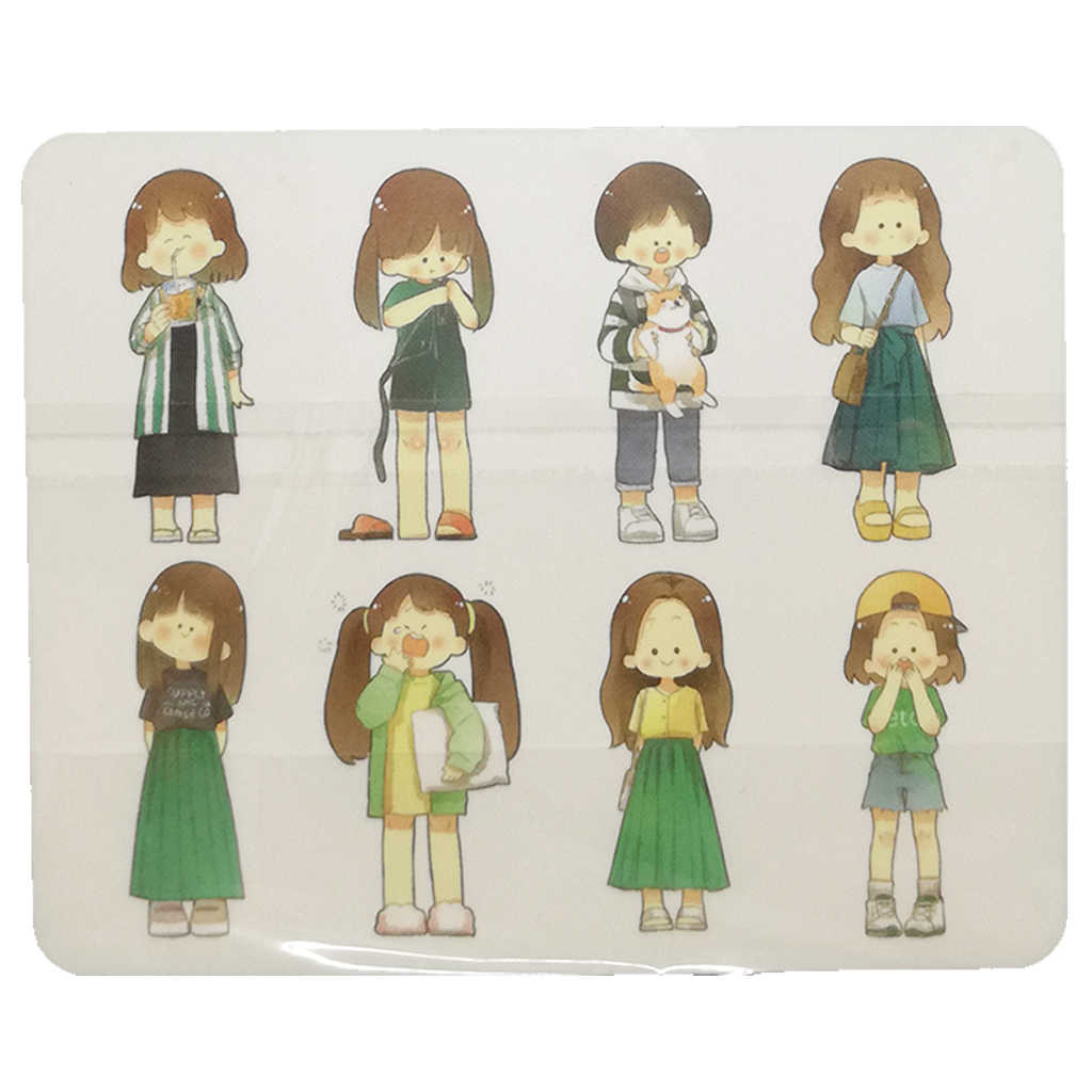 Sumomo Hangout Girl Washi Masking Sticker