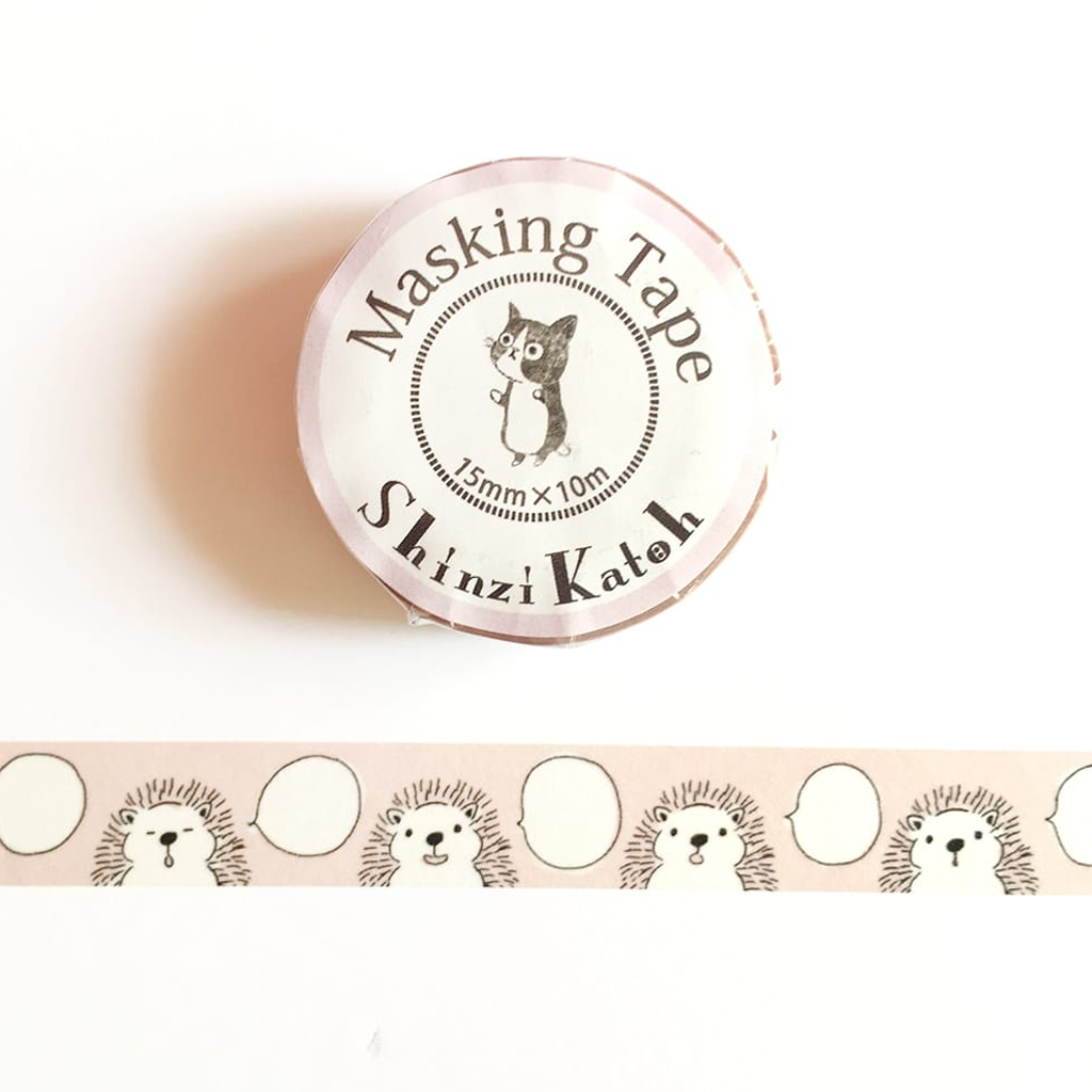 Shinzi Katoh Masking Tape - Hedgehog