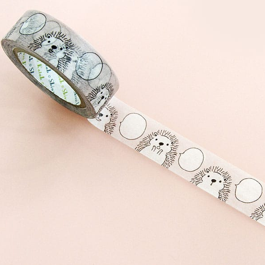 Shinzi Katoh Masking Tape - Hedgehog