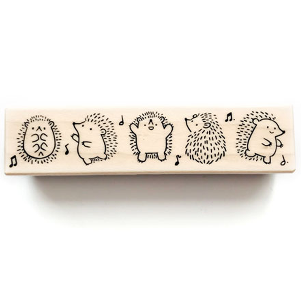 Micia Rubber Stamp - Hedgehogs