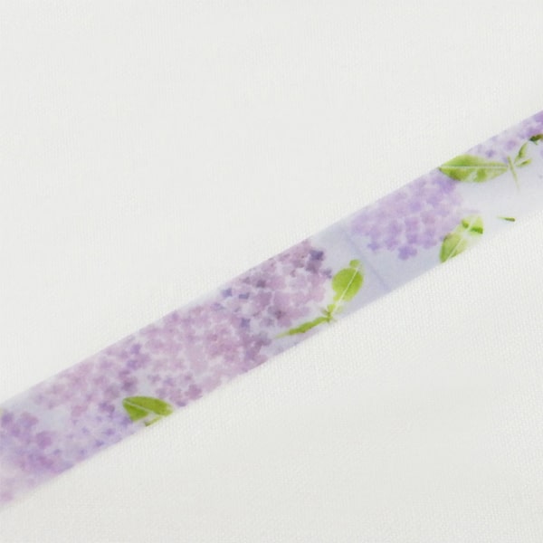Chamil Garden Washi Tape Hydrangea Purple