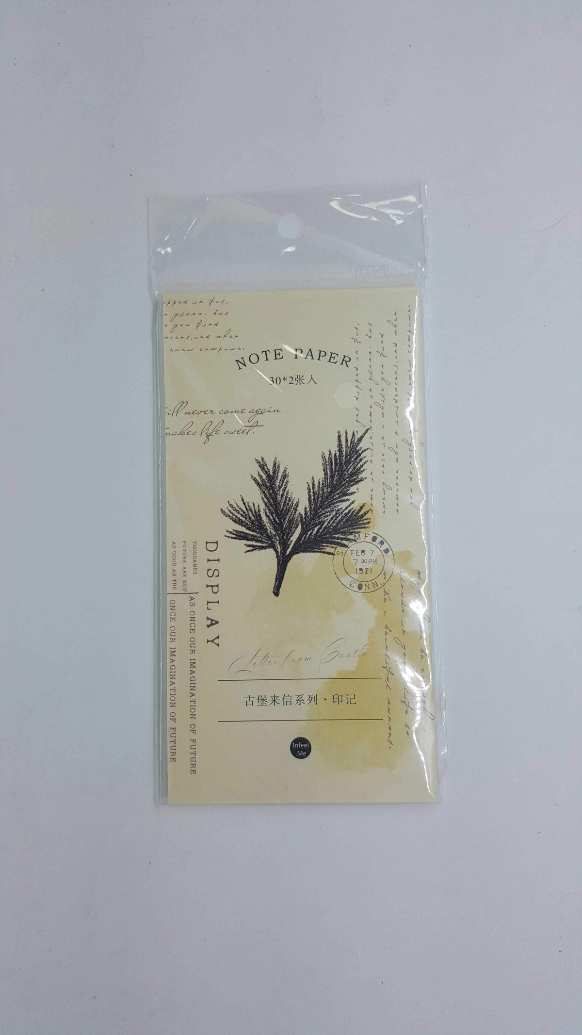 Infeel.Me Notepad Vintage Leaves