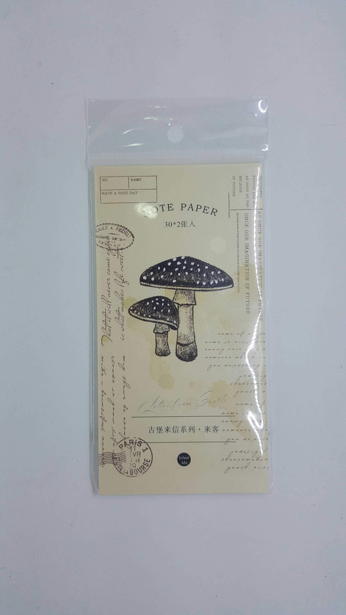 Infeel.Me Notepad Vintage Mushrooms
