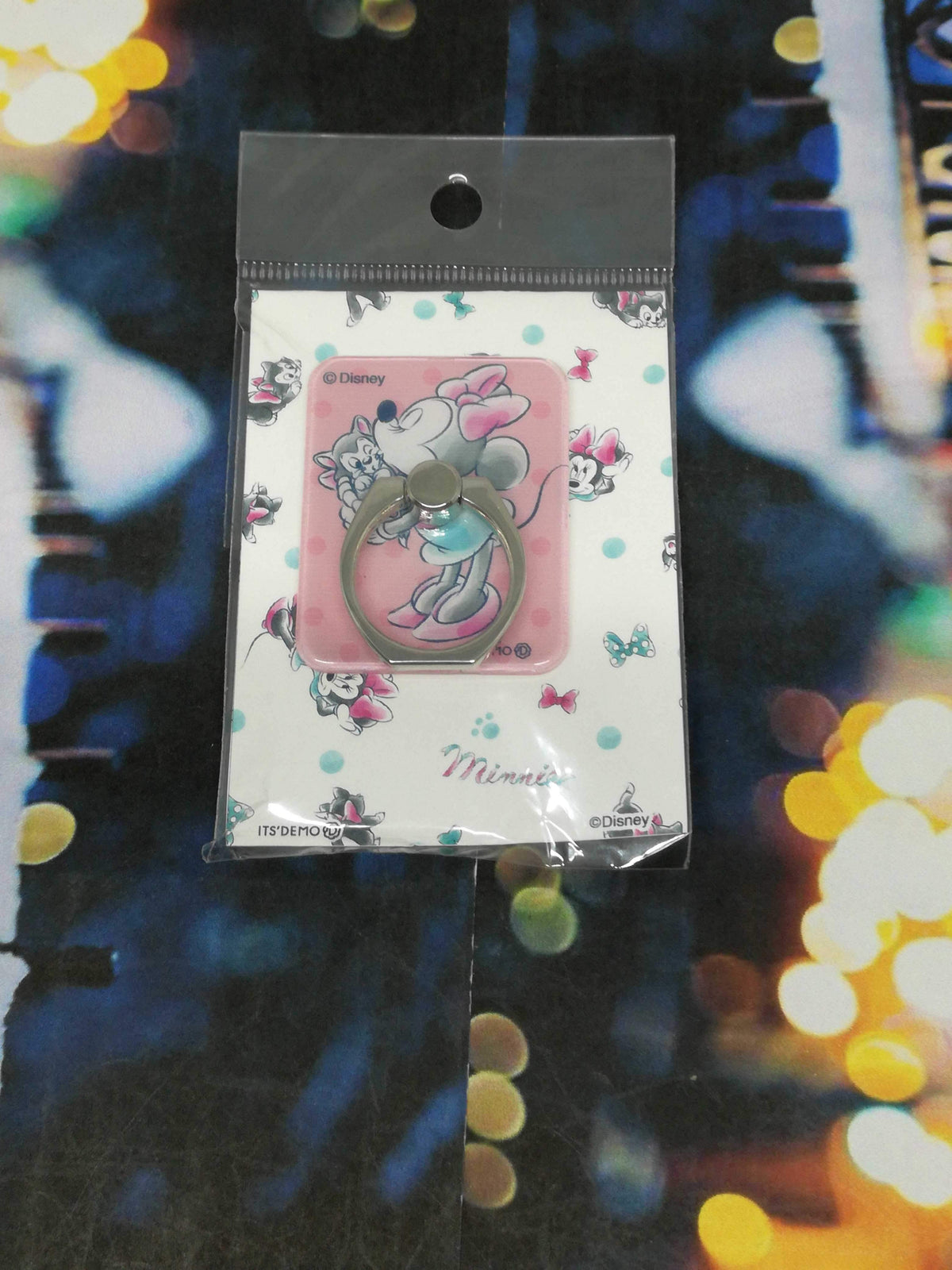 Disney Minnie Mouse And Figaro Smartphone Ring