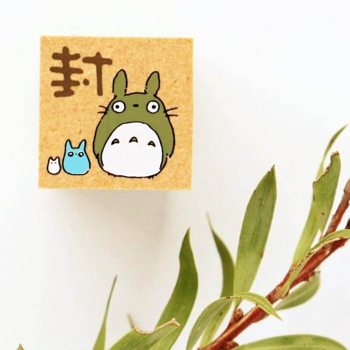 Totoro Rubber Stamp - Seal
