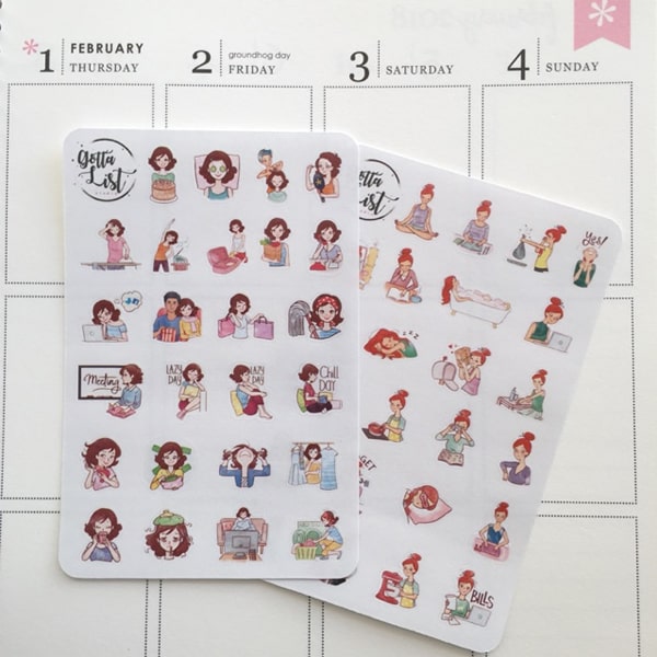 GottaList Sticker Planner Daily B