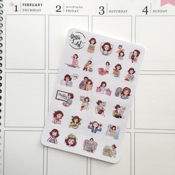 GottaList Sticker Planner Daily B