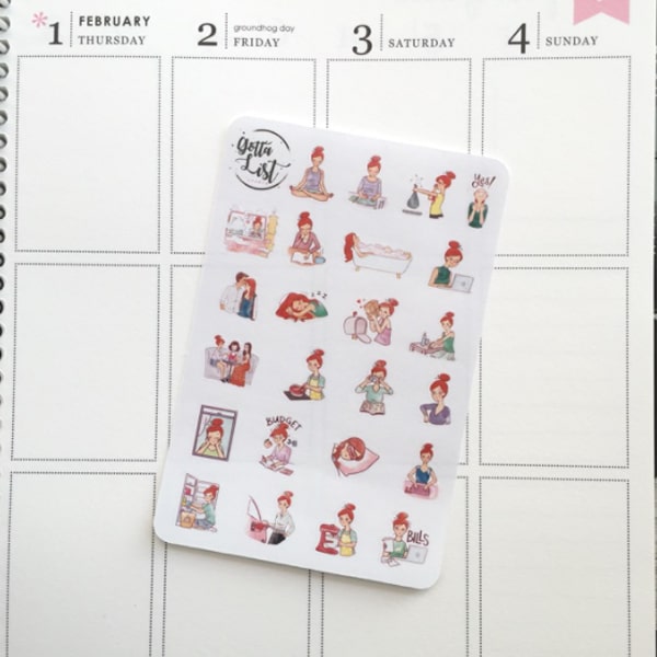 GottaList Sticker Planner Daily B