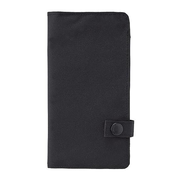  LIHIT LAB Slim Pen/Pencil Pouch, 0.7 × 3.9 × 8.5 Inches, Black  (A7652-24) : Office Products