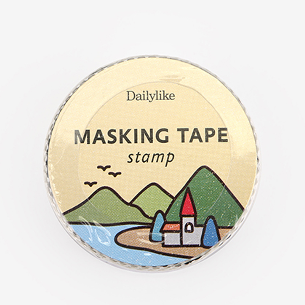 Dailylike Masking Tape - Landscape Postage Stamp
