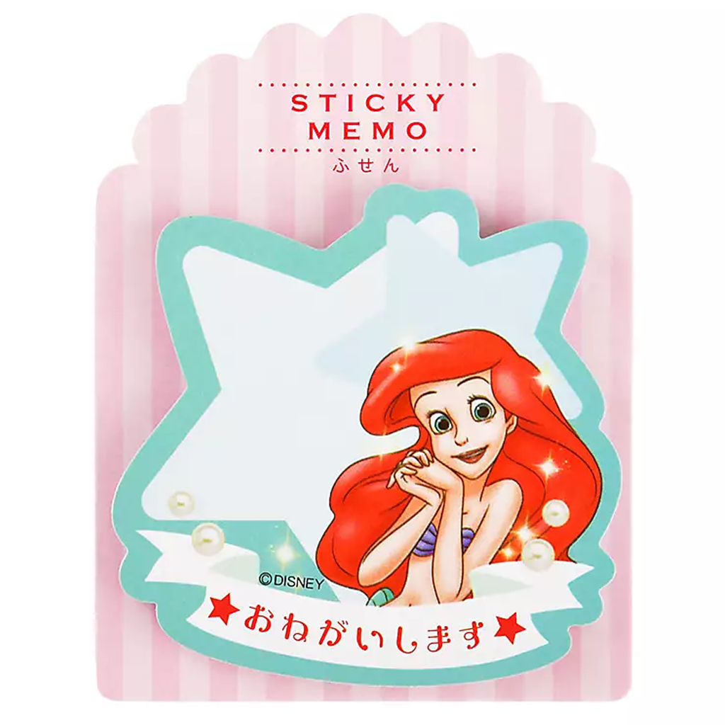 Disney Princess Little Mermaid Sticky Note Memo