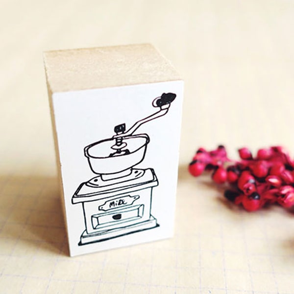 36 Sublo Coffee Rubber Stamp - Mill