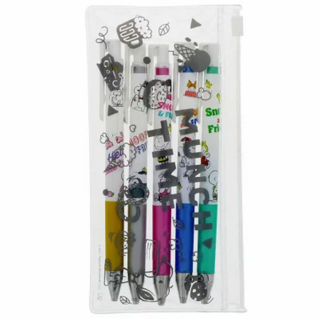 JUICE UP 0.4mm Snoopy 5-Piece Set Metallic