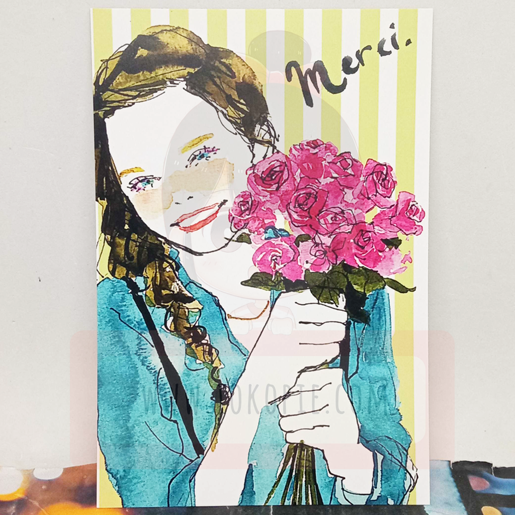 Miyo Tsuchiya Illustration Postcard