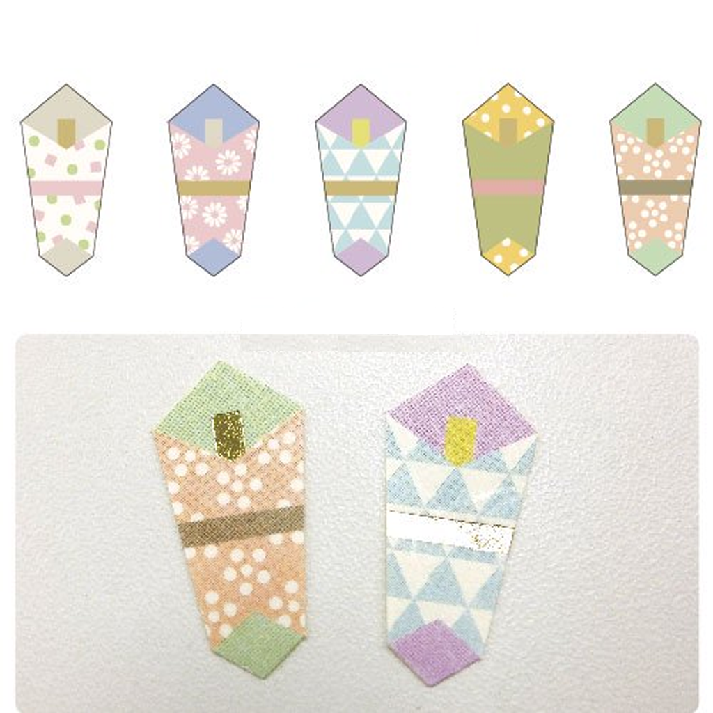 Active Corporation Modern Noshi Flake Sticker