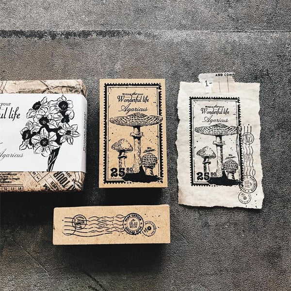 Lihaopaper Narcissus &amp; Agaricus Postage Stamps