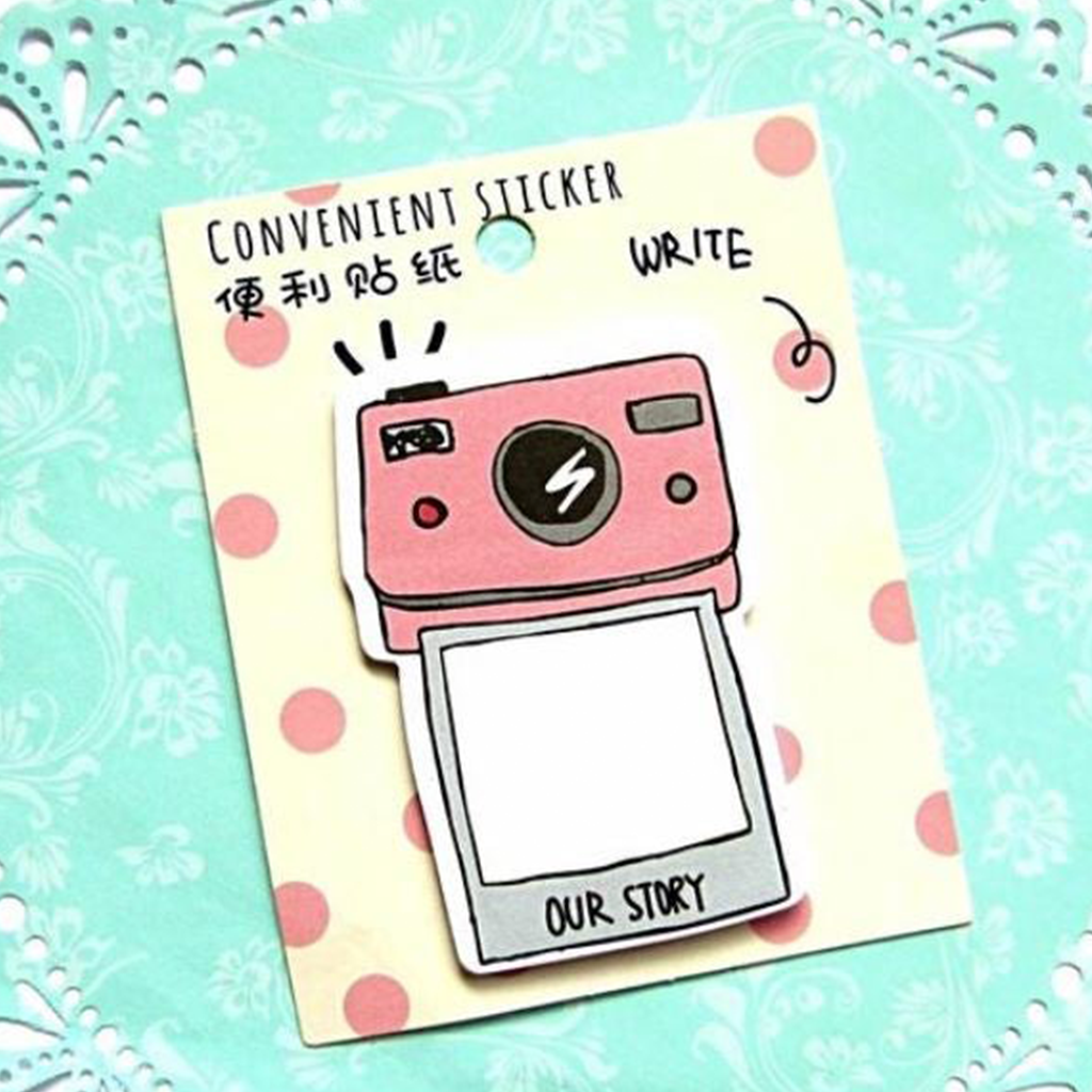 Sticky Notes Convenient Sticker - Polaroid