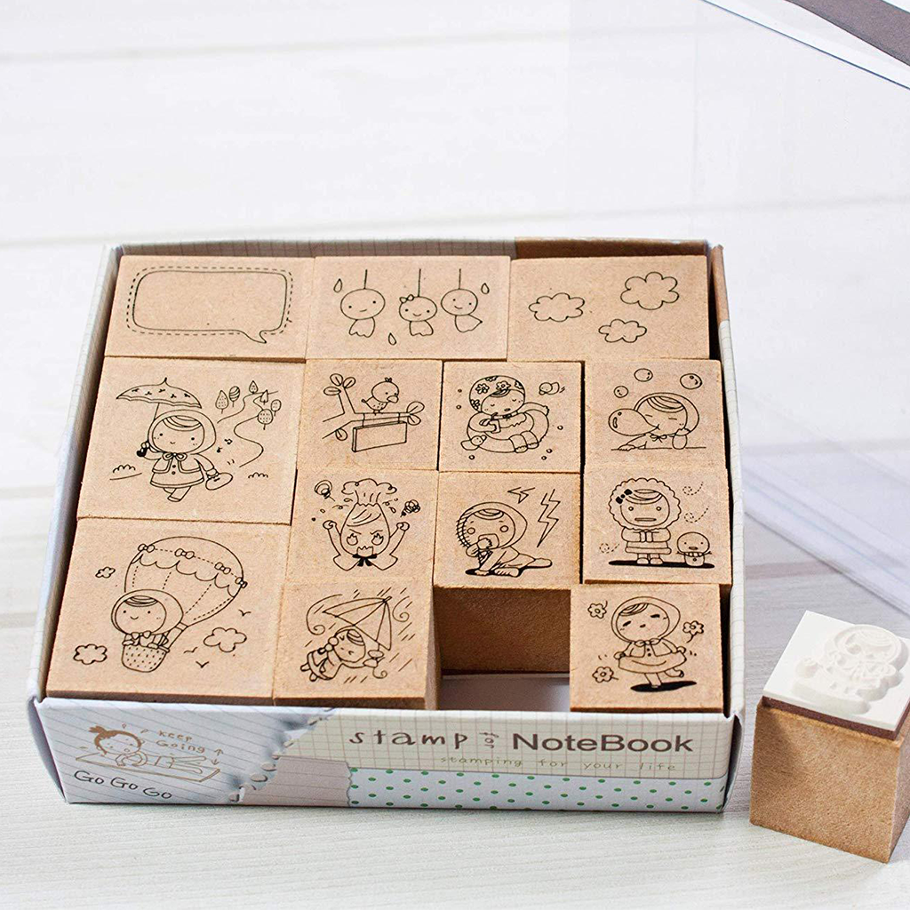 Micia Journal Stamp Set - Little Red Riding Hood