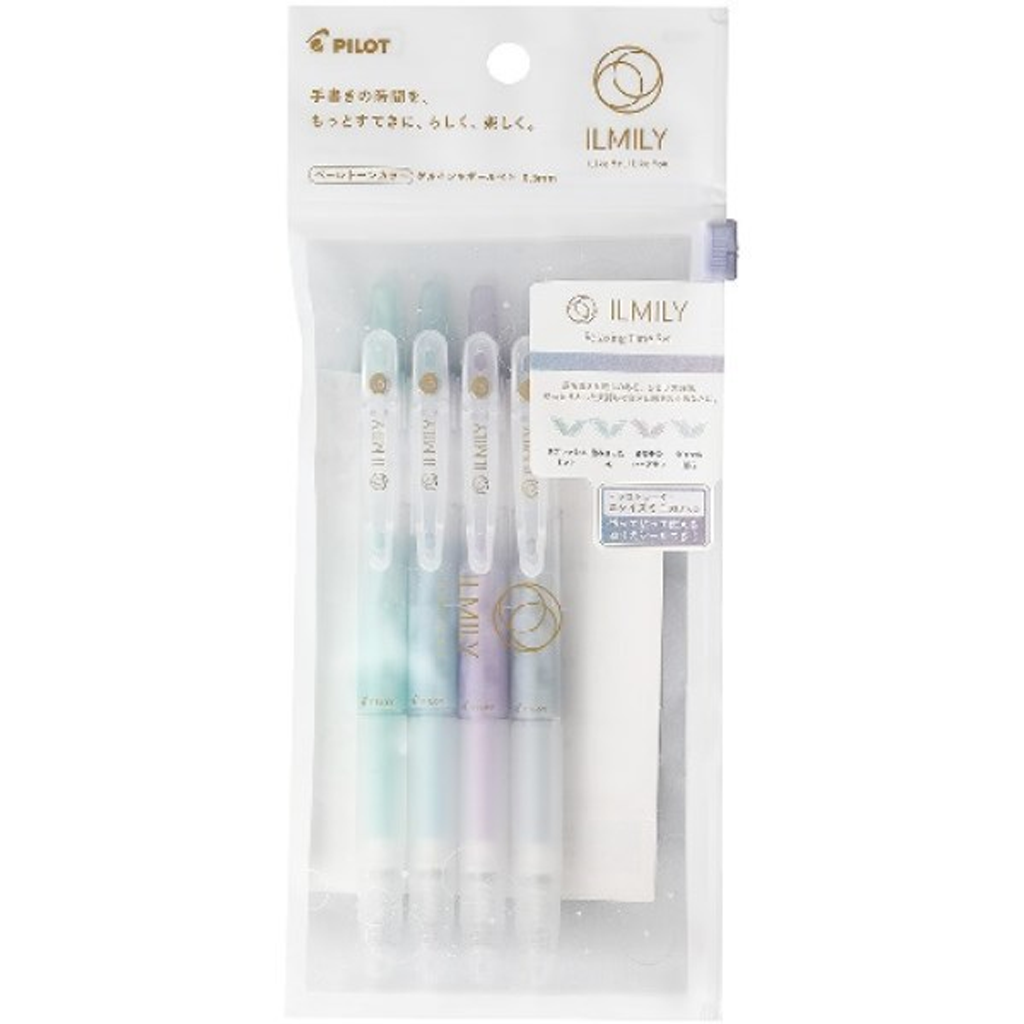 Pilot ILMILY Juice Gel Ink Ballpoint Pen Relaxing Time Set
