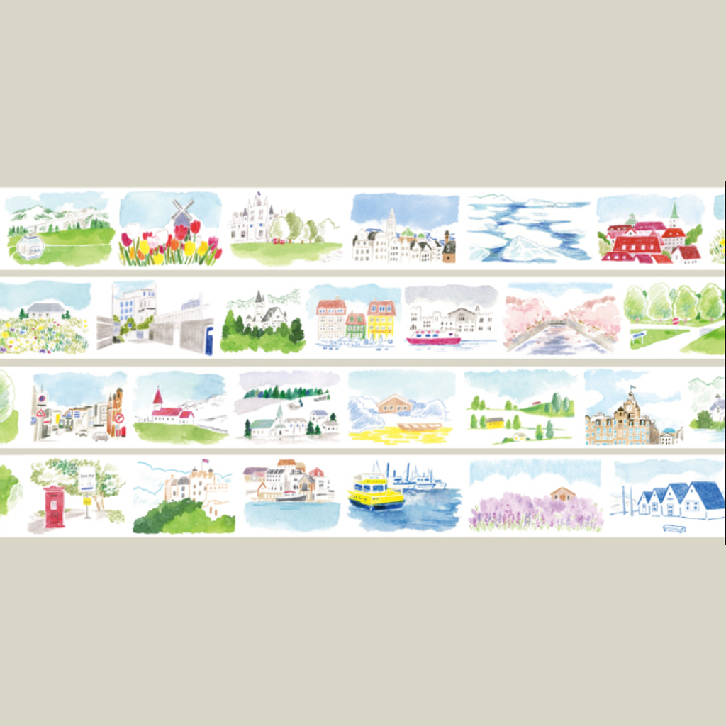 Molinta The Scenery Washi Sampler