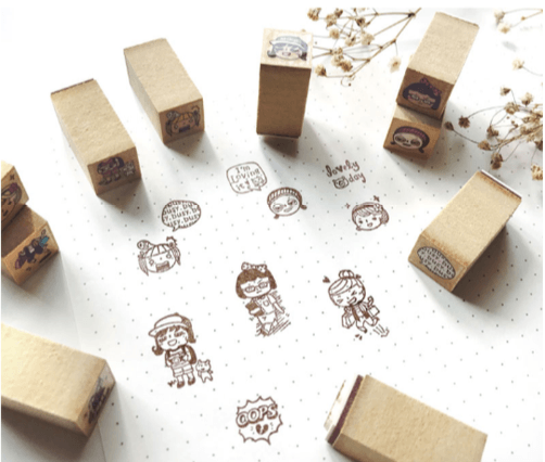 Minicute Stamp Set - Characters