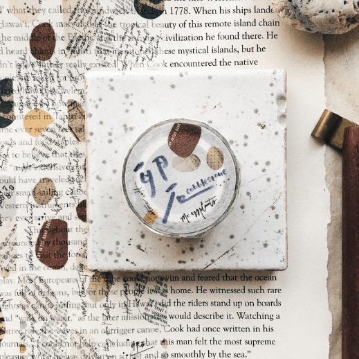 Mr.Eggplants Washi Tape - Cobblestone