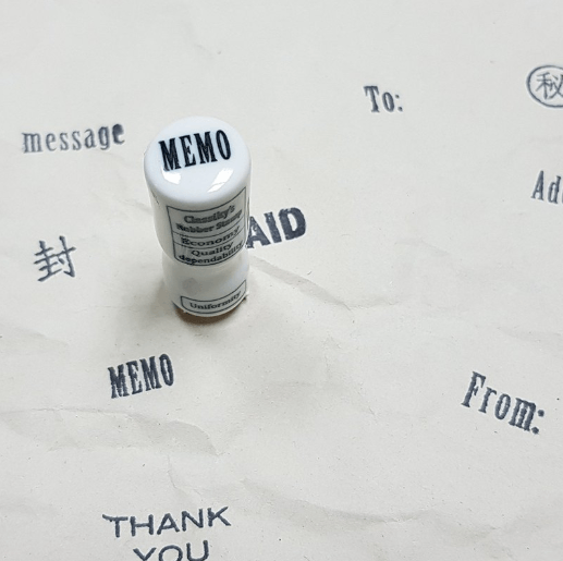 Classiky Porcelain Stamp MEMO Pattern