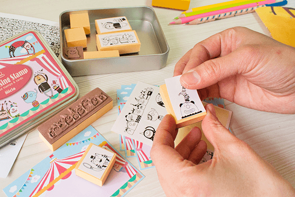 Micia Iron Box Stamp - Huan Circus