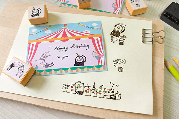 Micia Iron Box Stamp - Huan Circus