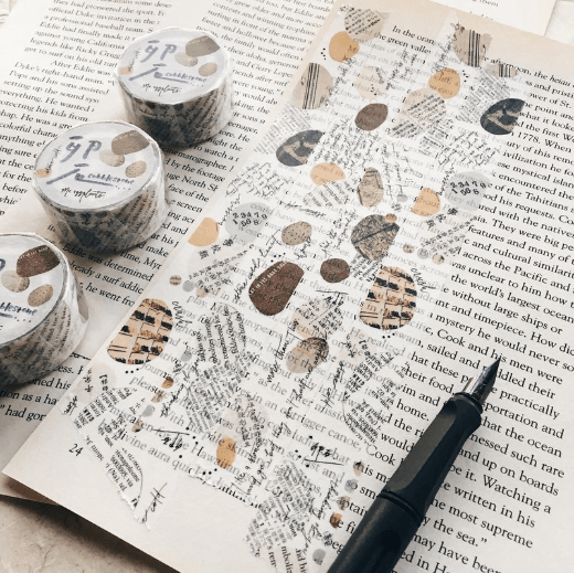 Mr.Eggplants Washi Tape - Cobblestone
